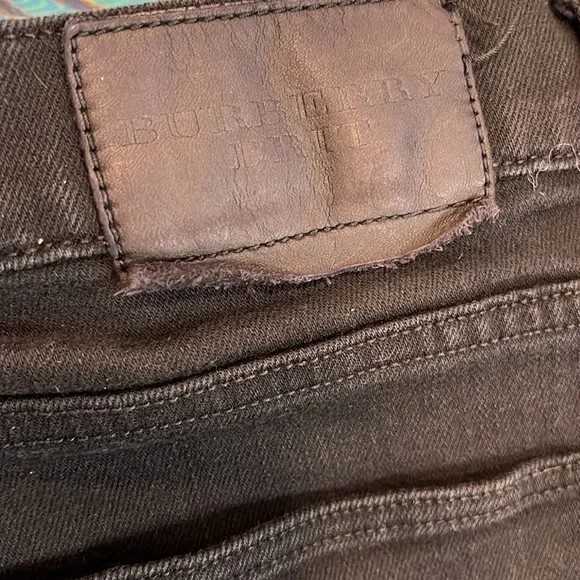 Burberry Brit Black Straight Leg Jeans Size 34x32 - Picture 11 of 11